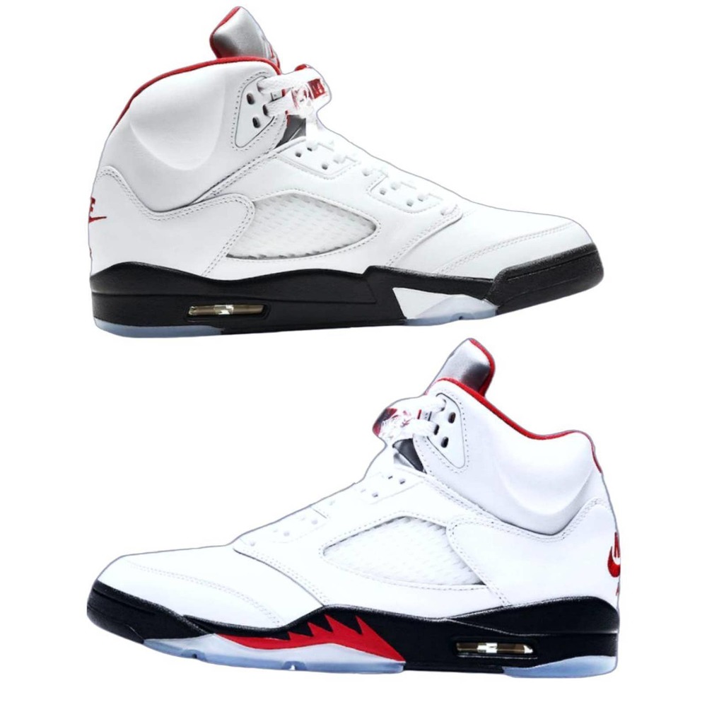 2013 Air Jordan "Fire Red" 5s (Size 11)